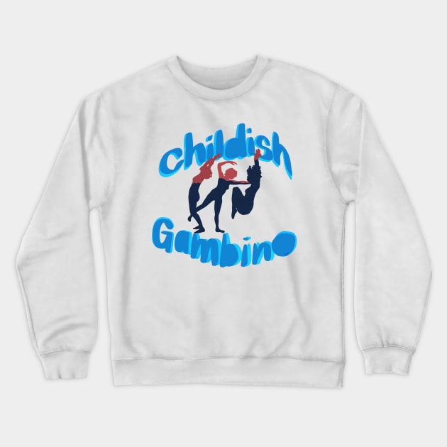 Childish Gambino Crewneck Sweatshirt by Freddis Fine Designs